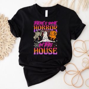 There’s Some Horrors In This House Ghost Pumpkin Halloween 2023 T Shirt