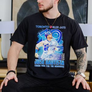 Toronto Blue Jays Jose Bautista thank you for the memories shirt