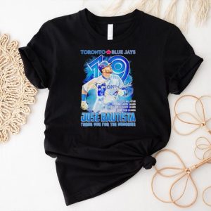 Toronto Blue Jays Jose Bautista thank you for the memories shirt