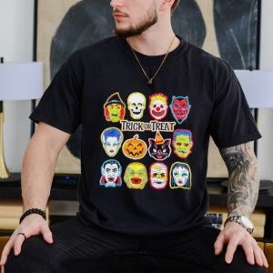 Trick or treat Halloween masks shirt