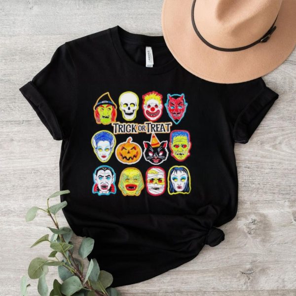 Trick or treat Halloween masks shirt