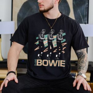 Triple David Bowie pose vintage shirt