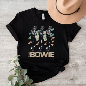 Triple David Bowie pose vintage shirt