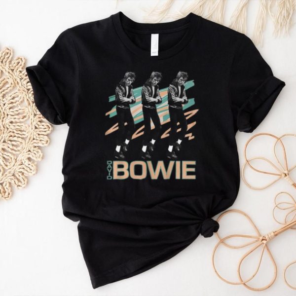 Triple David Bowie pose vintage shirt