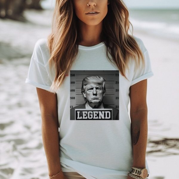 Trump mug shot legend shirt