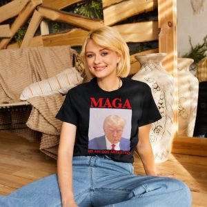 Trump mugshot MAGA my ass got arrested shirt