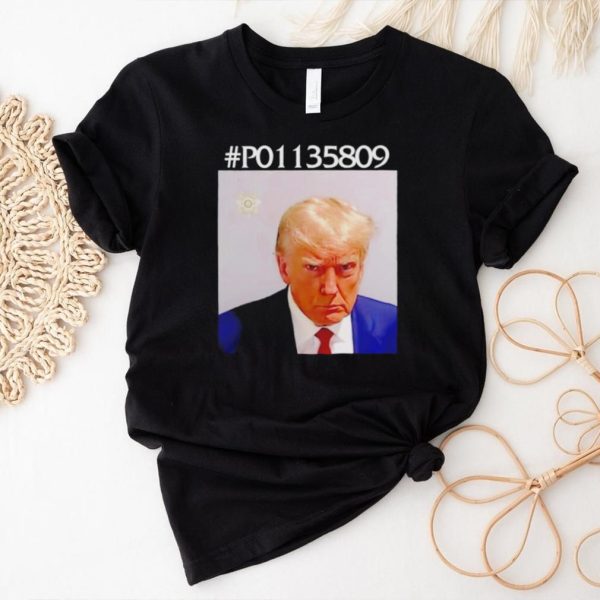 Trump mugshot at Fulton County Sheriff’s Office shirt