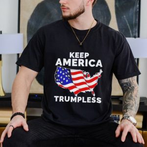 USA flag keep America Trumpless shirt