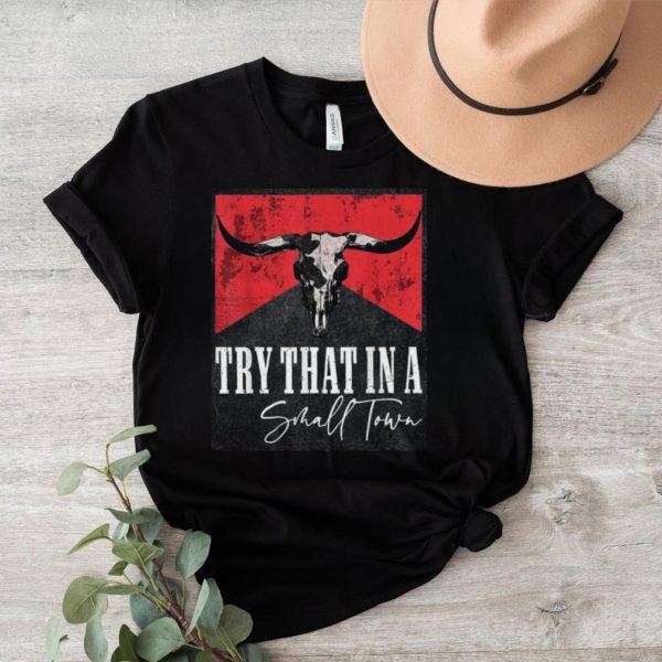 Vintage Try That In A Small Town Shirt Ason Aldean Shirt Country Music Shirt