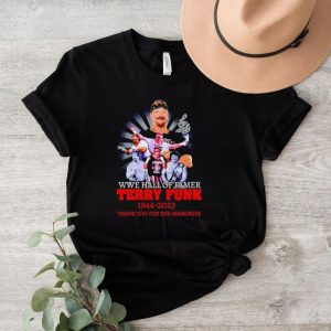 WWE Hall of Famer Terry Funk 1944 2023 thank you for the memories shirt