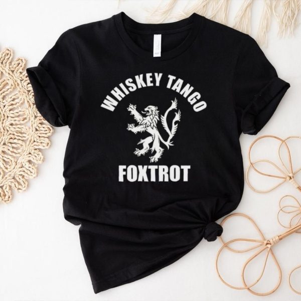 Whiskey Tango Foxtrot logo shirt