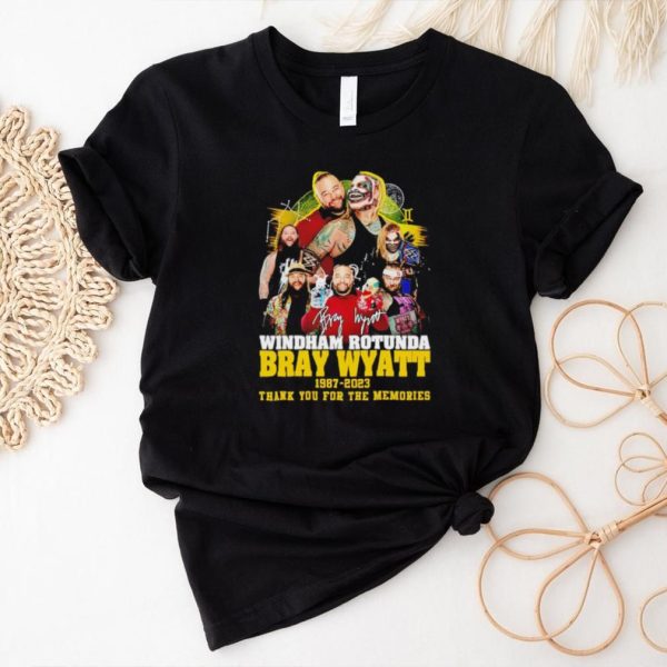 Windham Rotunda Bray Wyatt 1987 2023 thank you for the memories shirt