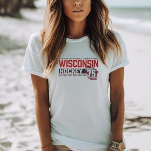 Wisconsin Badgers 75th season and six time National Champions shirt