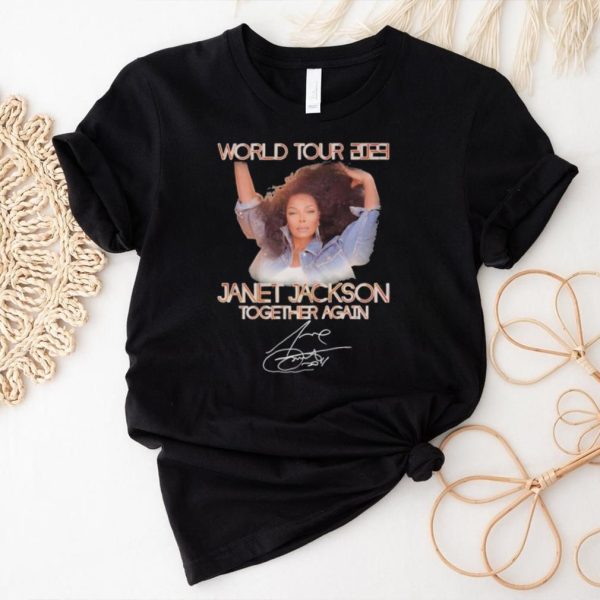 World Tour 2023 Janet Jackson Together Again Signature T Shirt