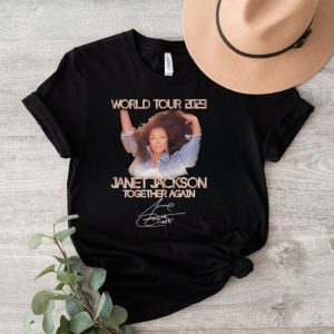 World Tour 2023 Janet Jackson Together Again Signature T Shirt