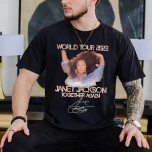 World Tour 2023 Janet Jackson Together Again Signature T Shirt