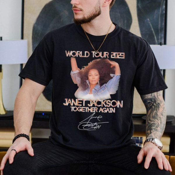 World Tour 2023 Janet Jackson Together Again Signature T Shirt