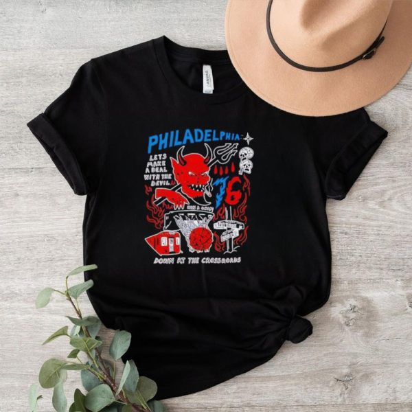 Men’s Philadelphia let’s make a deal with the devil win a chip shirt