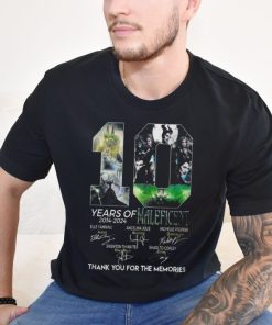 10 Years Of 2014 2024 Maleficent Thank You For The Memories T Shirt