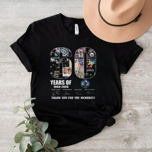 60 Years Of 1964 2024 The Who Thank You For The Memories T Shirt