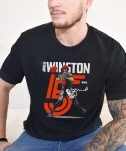 Cleveland Browns Jameis Winston pose number 5 signature shirt