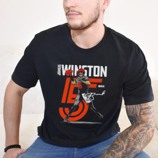 Cleveland Browns Jameis Winston pose number 5 signature shirt