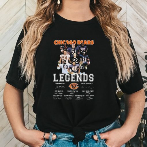 Official Chicago Bears The Collection Of Legends Thank You For The Memories Signatures shirt