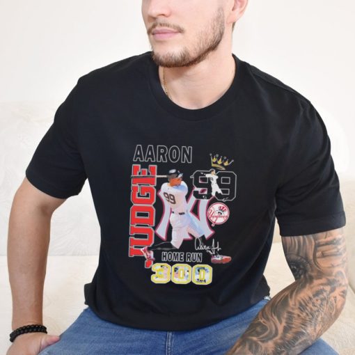 Aaron Judge 99 MLB New York Yankees Home Run 300 Signature Shirt