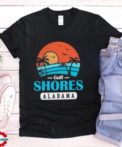 Alabama Gulf Shores Beach Family Vacation Souvenir Gift Retro shirt