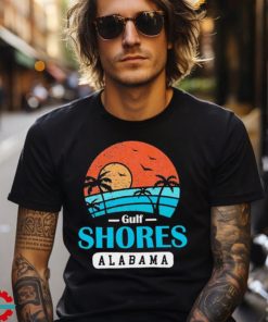 Alabama Gulf Shores Beach Family Vacation Souvenir Gift Retro shirt