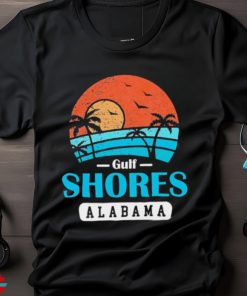 Alabama Gulf Shores Beach Family Vacation Souvenir Gift Retro shirt