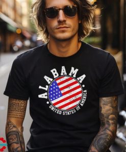 Alabama United States of America US flag shirt