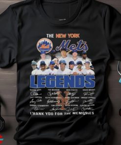 Official New York Mets The Collection Of Legends Thank You For The Memories Signatures 2024 Shirt