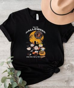 Baltimore Orioles Snoopy Peanuts Time For Halloween And Orioles Love Shirt