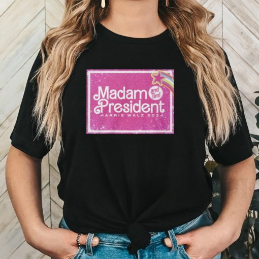 Barbie Madam President Kamala Harris and Tim 2024 Shirt