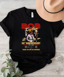 Bob Dylan 68th Anniversary 1957 2025 Thank You For The Memories T Shirt