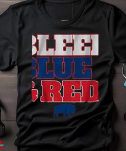 Buffalo Football Bleed Blue & Red Shirt