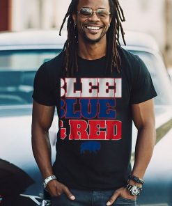 Buffalo Football Bleed Blue & Red Shirt