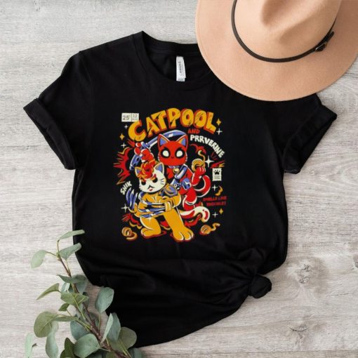 Catpool and Prrverine Cartoon shirt