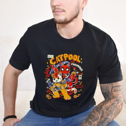 Catpool and Prrverine Cartoon shirt