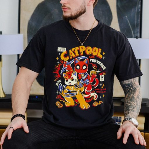 Catpool and Prrverine Cartoon shirt