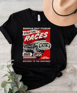 Checkered Flag Sports Bowman Gray Stadium Clash Poster 2025 shirt