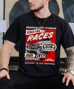 Checkered Flag Sports Bowman Gray Stadium Clash Poster 2025 shirt