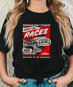 Checkered Flag Sports Bowman Gray Stadium Clash Poster 2025 shirt