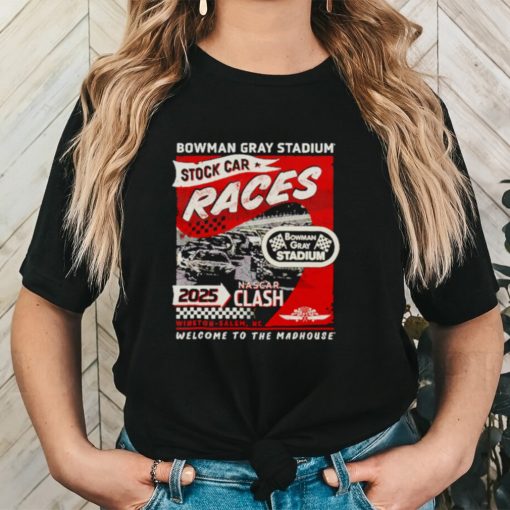 Checkered Flag Sports Bowman Gray Stadium Clash Poster 2025 shirt