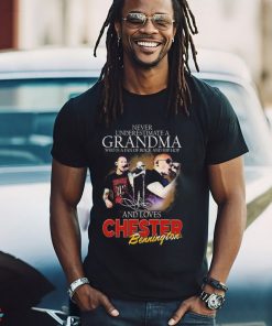 Chester Bennington Never Underestimate A Grandma Loves Rock Signature Shirt