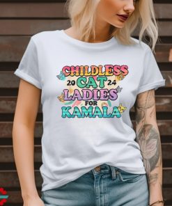 Childless Cat Lady For Kamala Vintage Shirt