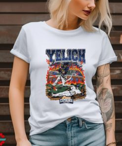 Christian Yelich baseball design cartoon shirt