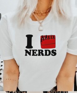 Claudia Wearing I love Nerds Ariana hoodie