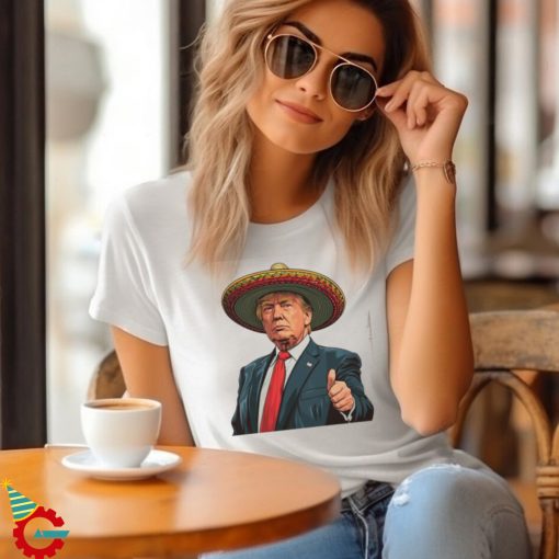 Donald Trump with Charro hat shirt